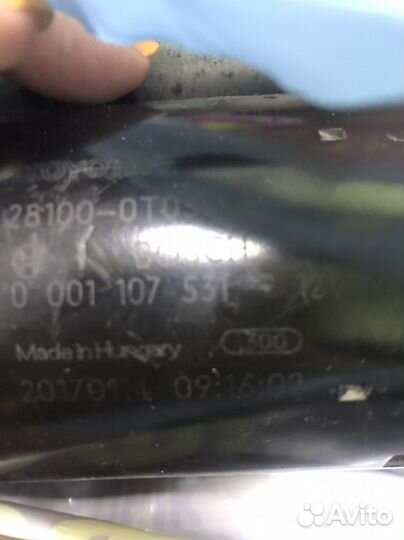 Стартер toyota corolla 150,180,210