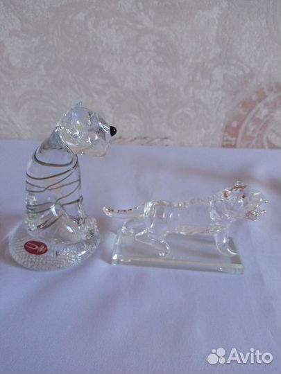 Фигурки из хрусталя