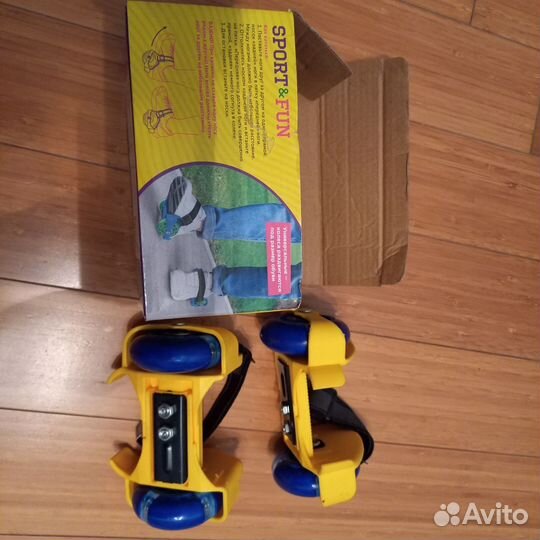 Коньки роликовые на обувь