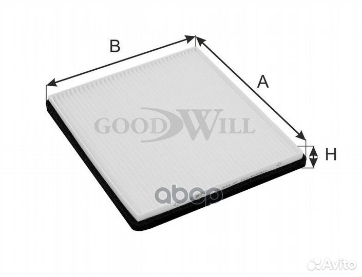 Фильтр салона AG624CF Goodwill