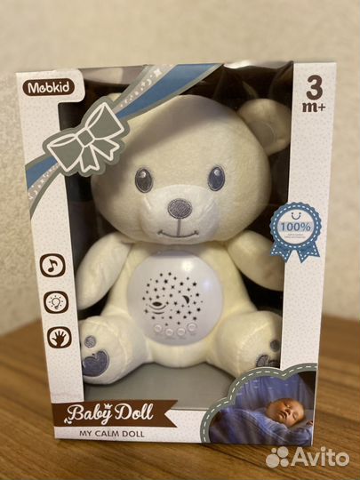 Игрушка с проектором и колыб mebkid Мишка для сна