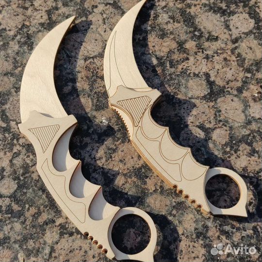 Нож деревянный керамбит