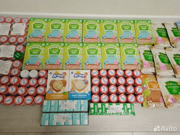 Детское питание, пюре, каши, смеси, кефир