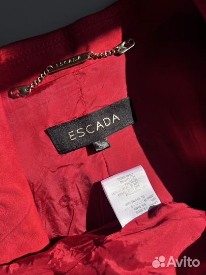 Архивный Жакет Escada (38) замшевый