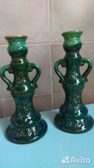 Керамический подсвечник