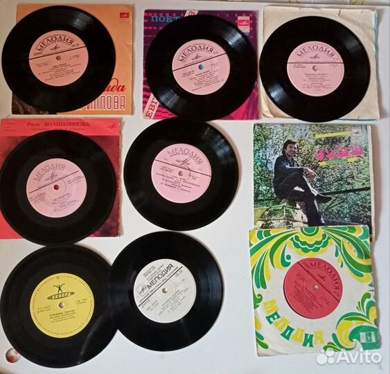 Виниловые и гибкие пластинки СССР