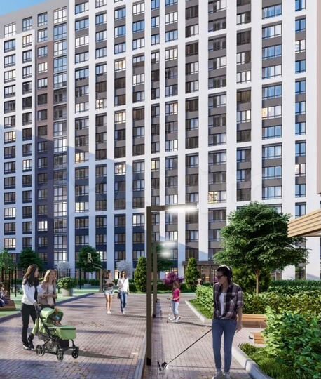 1-к. квартира, 42,1 м², 2/25 эт.