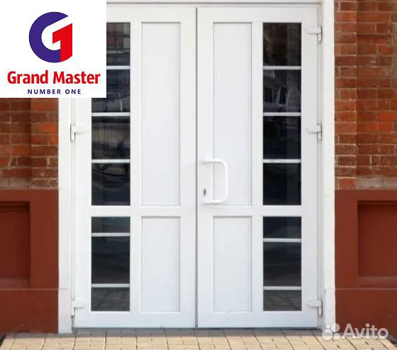 Двери пвх двухстворчатые