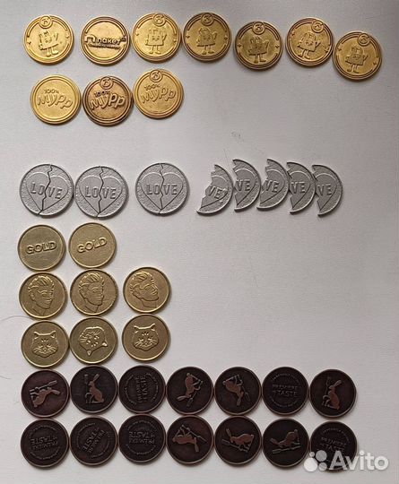 Монеты из пятерочки и магнита