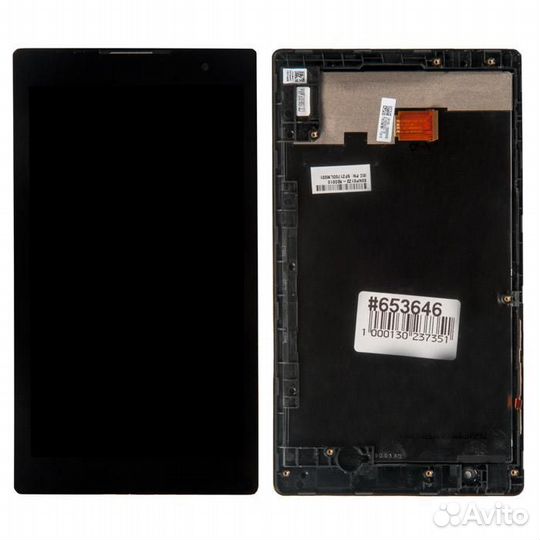 Дисплей в сборе с тачскрином и передней панелью дл
