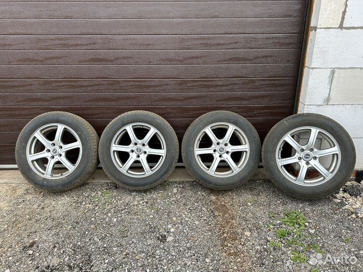 Литые диски r17 5x100 с летней резиной 225/60/r17