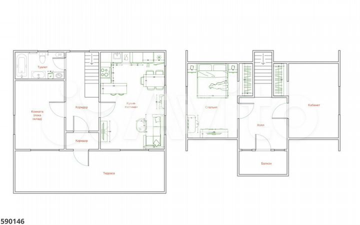 Дом 111 м² на участке 11 сот.