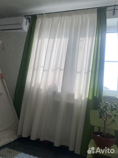 Шторы IKEA лен