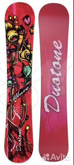 Сноуборд с креплениями