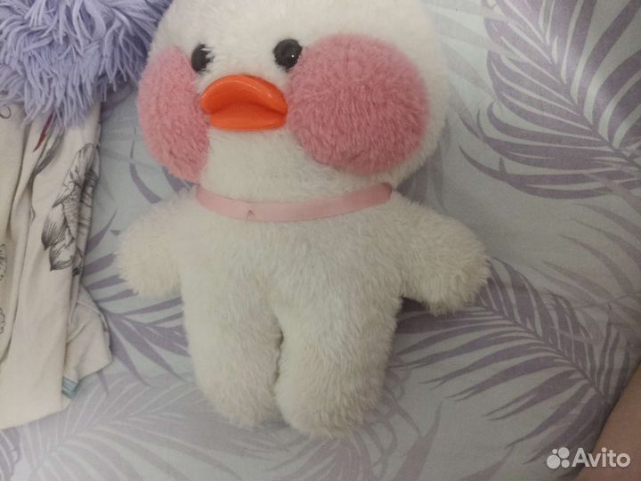 Плюшевая игрушка утка лалафанфан