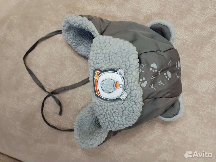 Зимняя шапка для мальчика 46