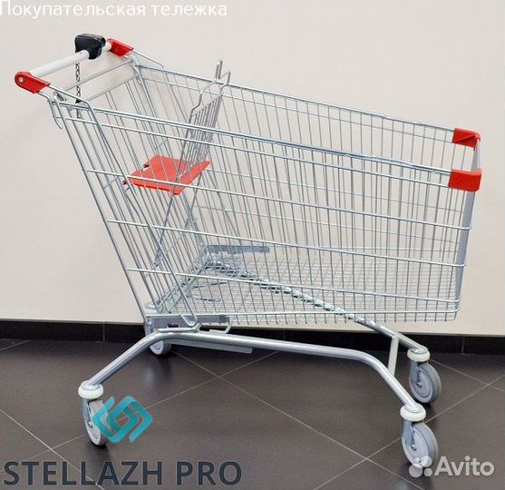 Покупательская тележка или телега для магазина