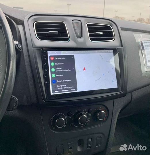 Андроид магнитола рено логан 2