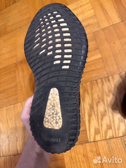 Adidas yeezy boost 350 black red оригинал