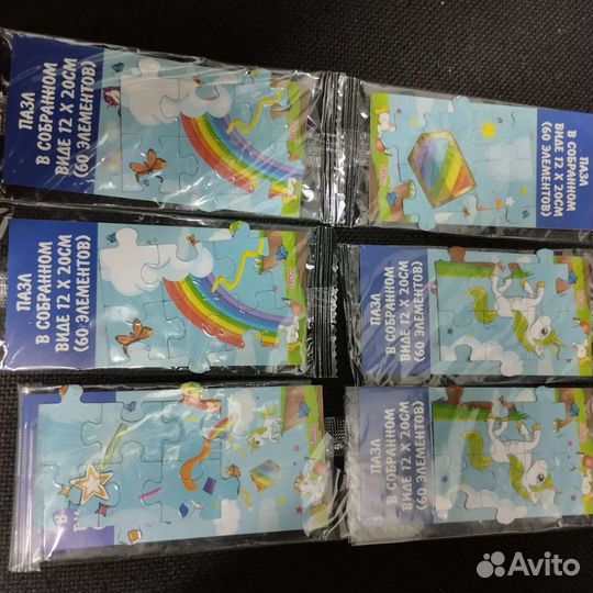 Пазл магнит lenco пятерочка единорог