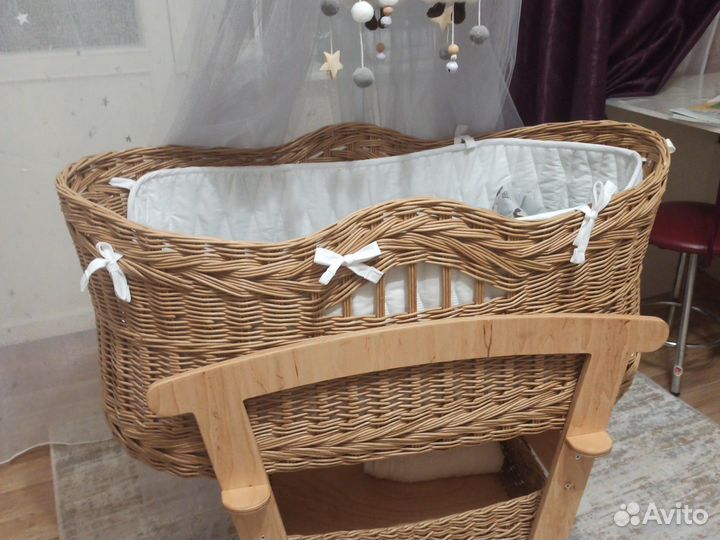 Люлька колыбель плетеная