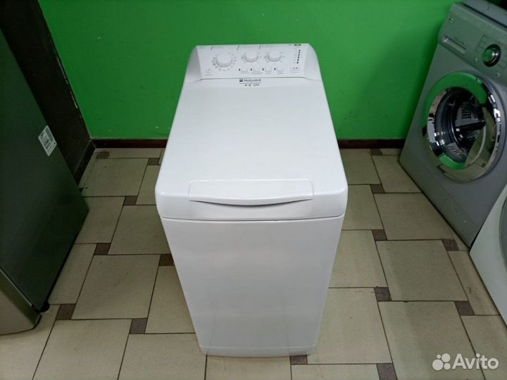 Машина с вертикальной загрузкой бу Ariston