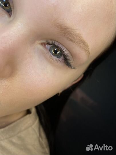Наращивание ресниц модель
