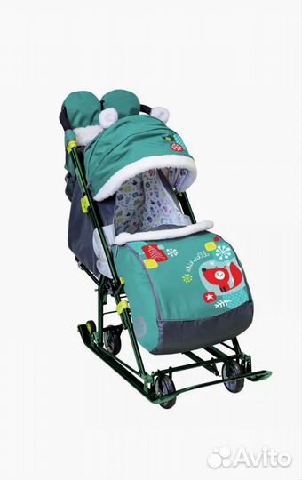 Санки коляска ника kids