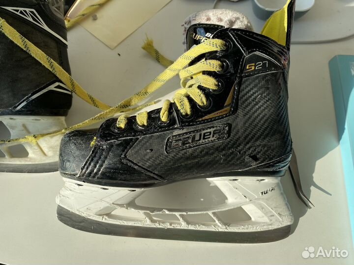 Хоккейные коньки бауэр