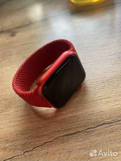 Часы apple watch 6 40 mm red