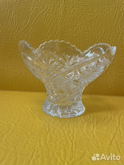 Фруктовница конфетница ваза стекло новая