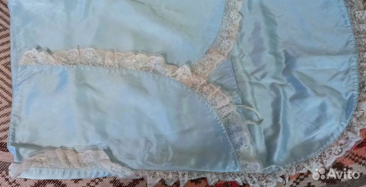 Атласный винтажный конверт для новорождёного