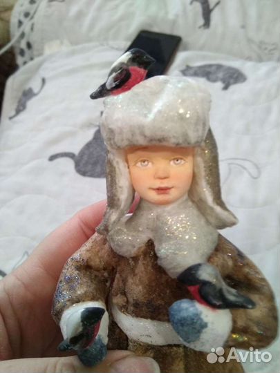 Ватные ёлочные игрушки