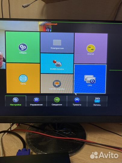 IP видеонаблюдение с тестом лица 4 Мрх