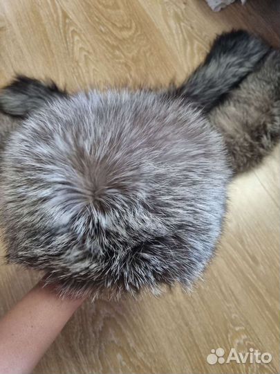 Шапка и воротник песец