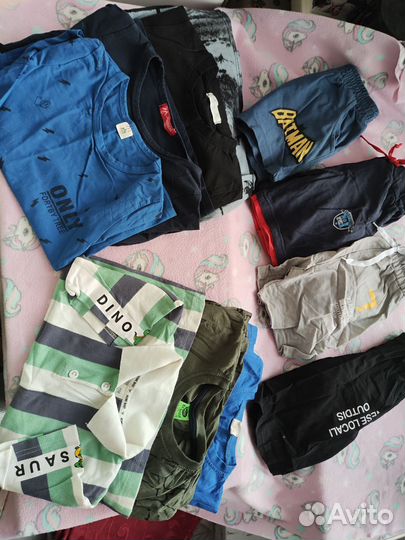 Вещи пакетом на мальчика 110 116