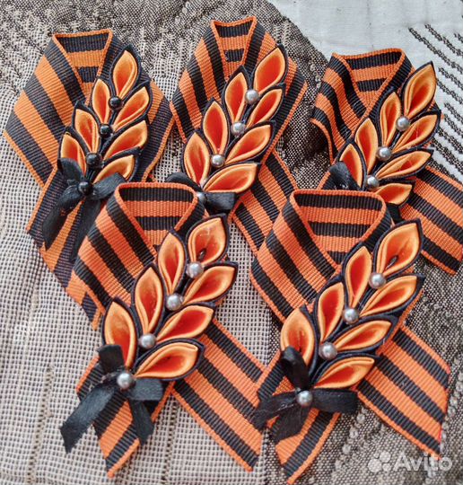 Георгиевская лента броши