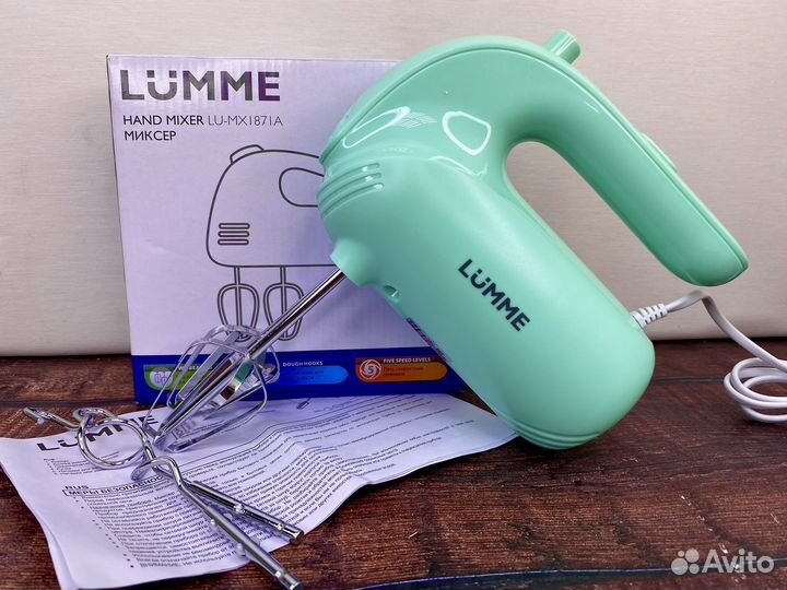 Миксер кухонный Lumme 300 Вт стильный