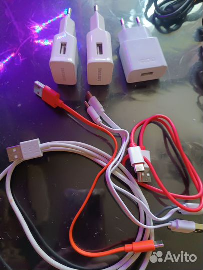 Провода тайп-си и микро USB зарядки