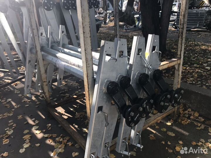 Ось прицепа мзса 81771Е.001 в сборе, 750 кг