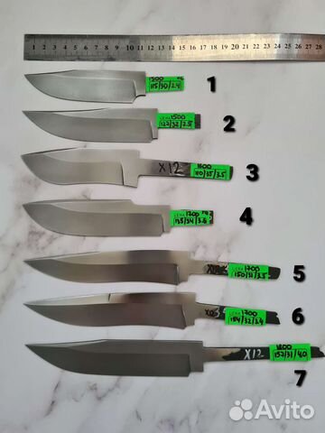 Клинки из кованой стали