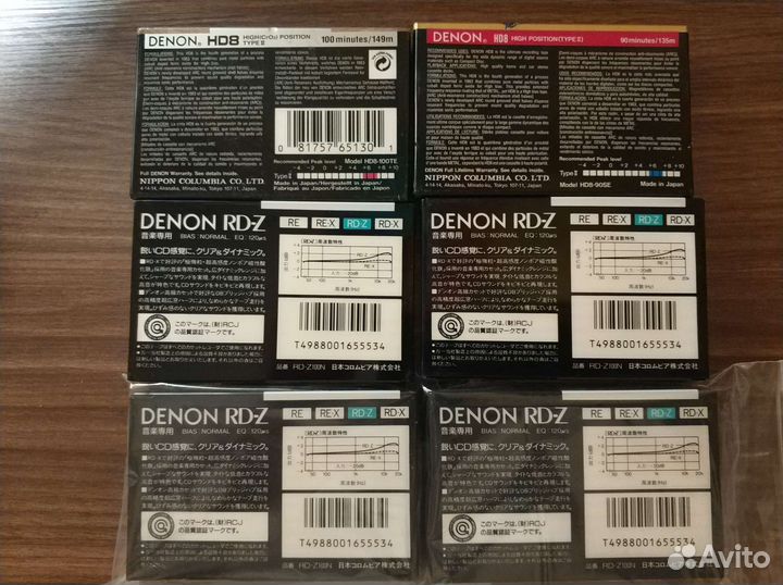 Аудиокассеты Denon