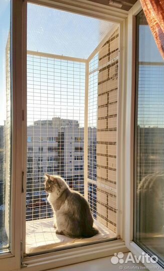 Домик для кошки на окна