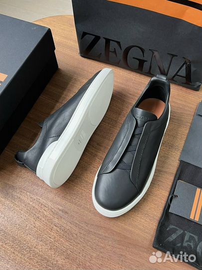 Мужские Кроссовки zegna triple stitch