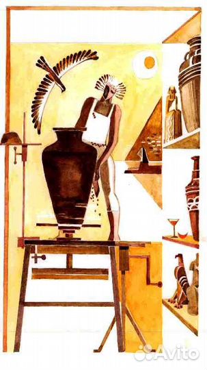 Ваза керамическая, напольная «Виктория»