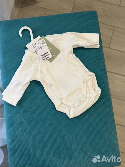 Боди с длинным рукавом 2шт H&M 50р