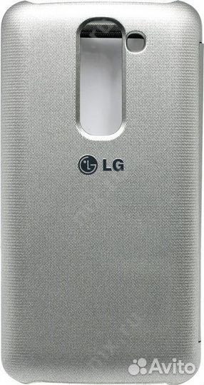 Оригинальный Чехол на LG G2 mini (окно) серый