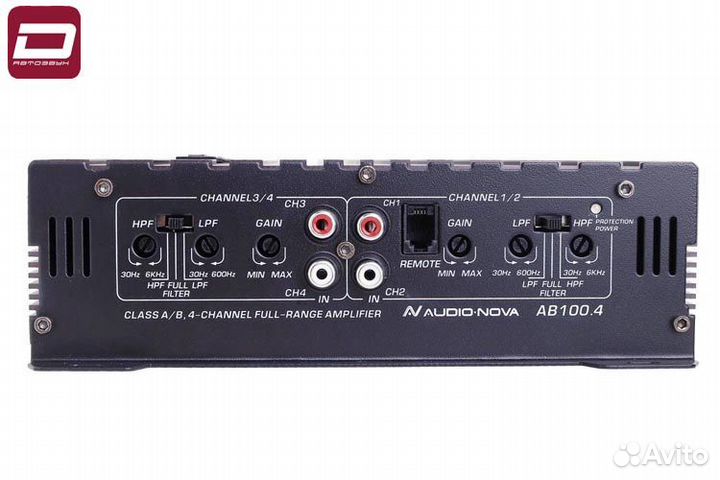 Audio nova AB100.4 4-х канальный усилитель, Cla