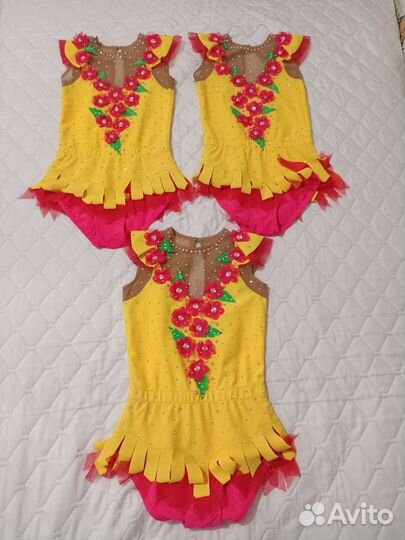 Групповые купальники для гимнастики