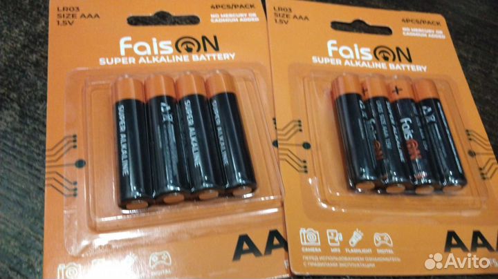Батарейки ааа Faison LR03-4BL/Super Alaline,1.5B